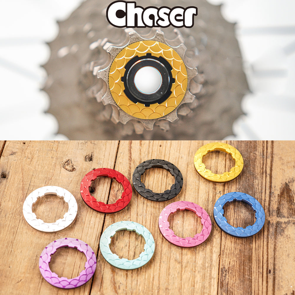 Chaser Ultra-Léger Shimano Cassette de Vélo de Route Bague de Serrage - 2,9g Usinée CNC ALU7075