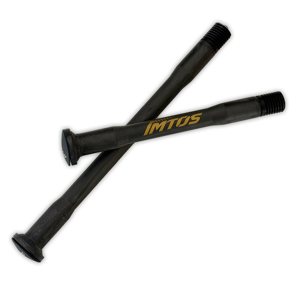 Eixo Passante Ultra-Leve de Carbono IMTOS 25–28g para Bicicletas de Estrada | Universal P1.0 / P1.5 / P1.75
