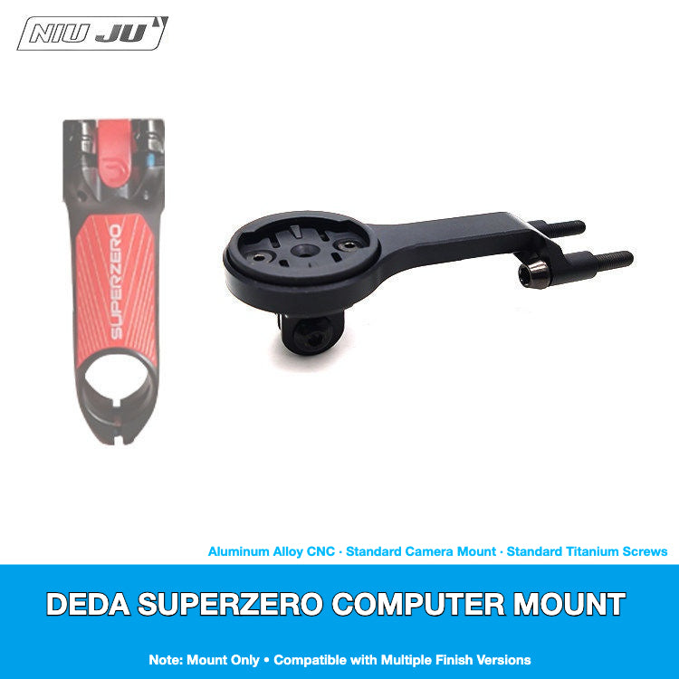 Support de compteur NIUJU DEDA SUPERZERO | Support Garmin Wahoo léger en CNC