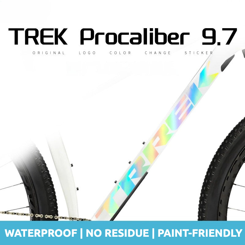 TREK Procaliber 9 Frame Downtube Logo Cover Decal Sticker | Waterproof MTB Frame Custom Sticker