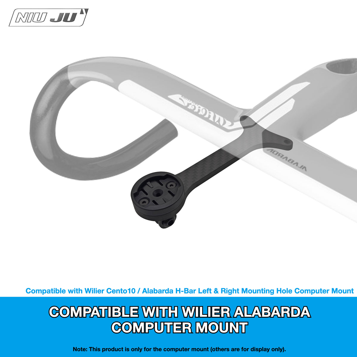 Wilier Cento10PRO AIR & Alabarda Integrated Cockpit Computer Mount | Wahoo Compatible Aero Mount