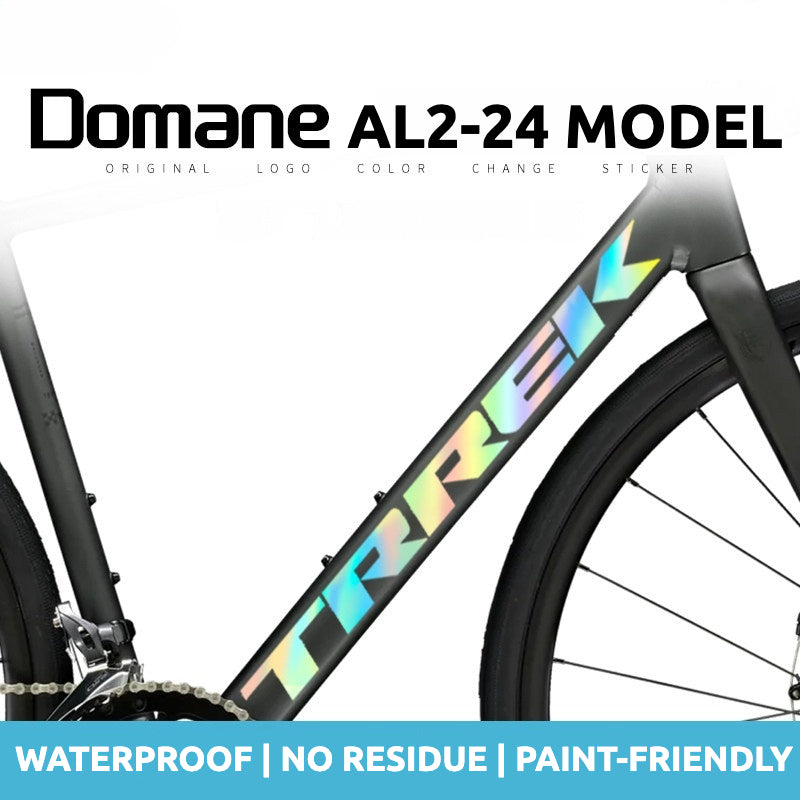 Autocollant de décalcomanie étanche pour changement de couleur du couvercle du logo OEM du cadre de vélo de route TREK DOMANE AL2