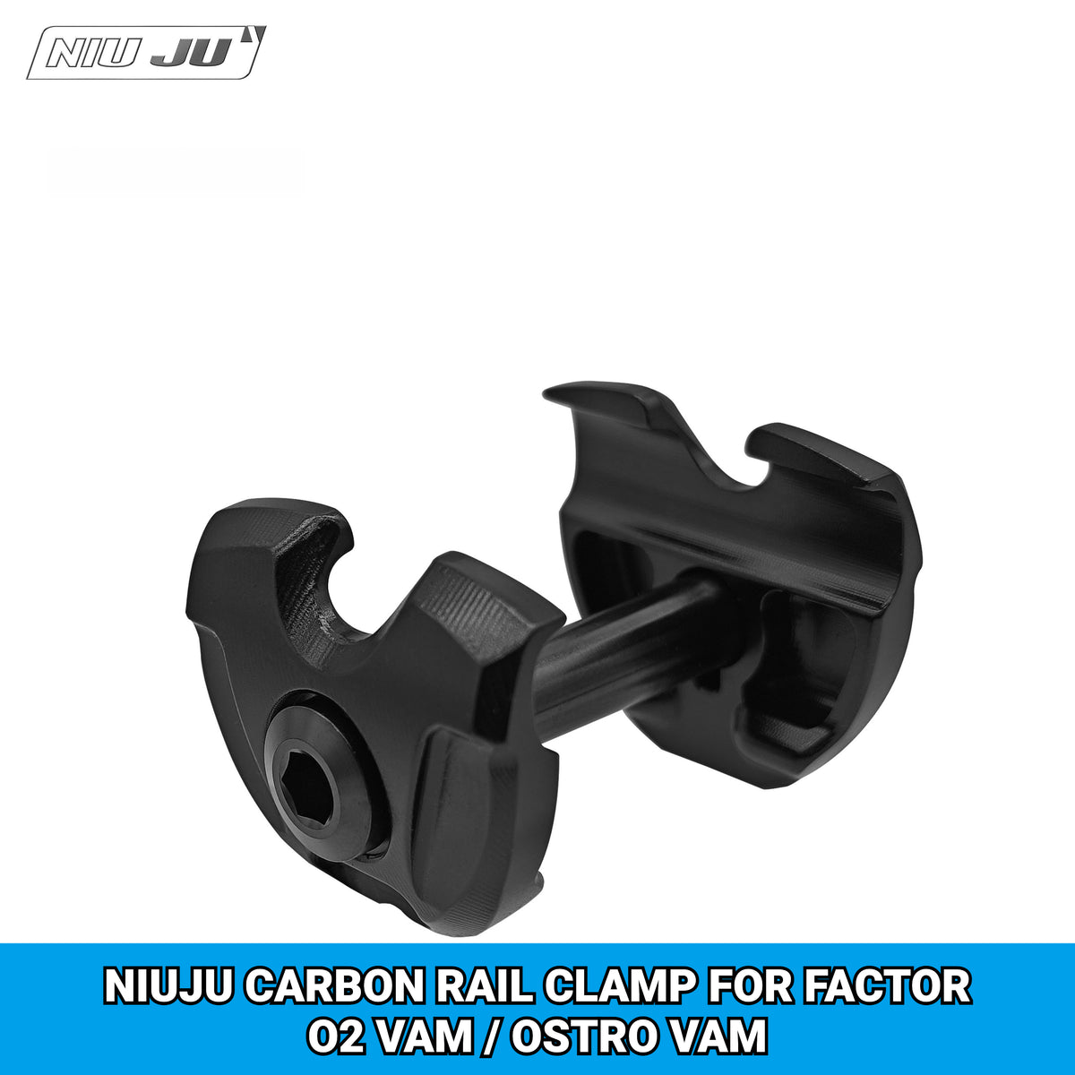 NIUJU Torque 10mm Saddle Clamp for FACTOR OSTRO VAM | 7×9mm Carbon Rail Compatible