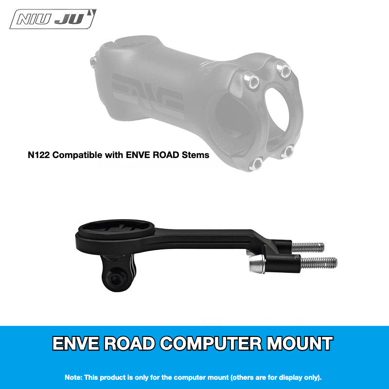 NIUJU ENVE Carbon Stem Computer Mount | Garmin Wahoo Aero Cockpit Mount