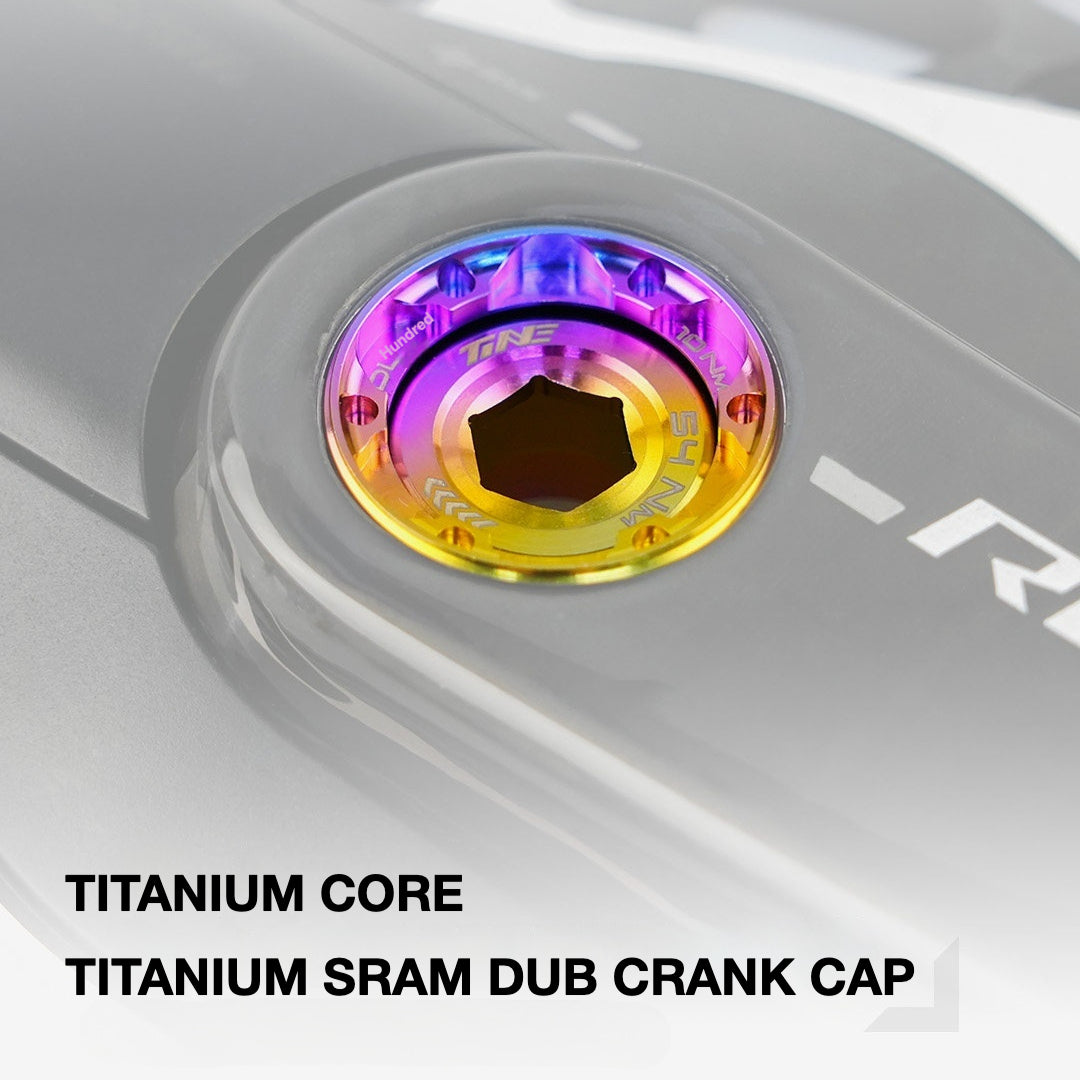 TiNE Ultra-Light SRAM DUB Titanium Crank Cap – 10.5g