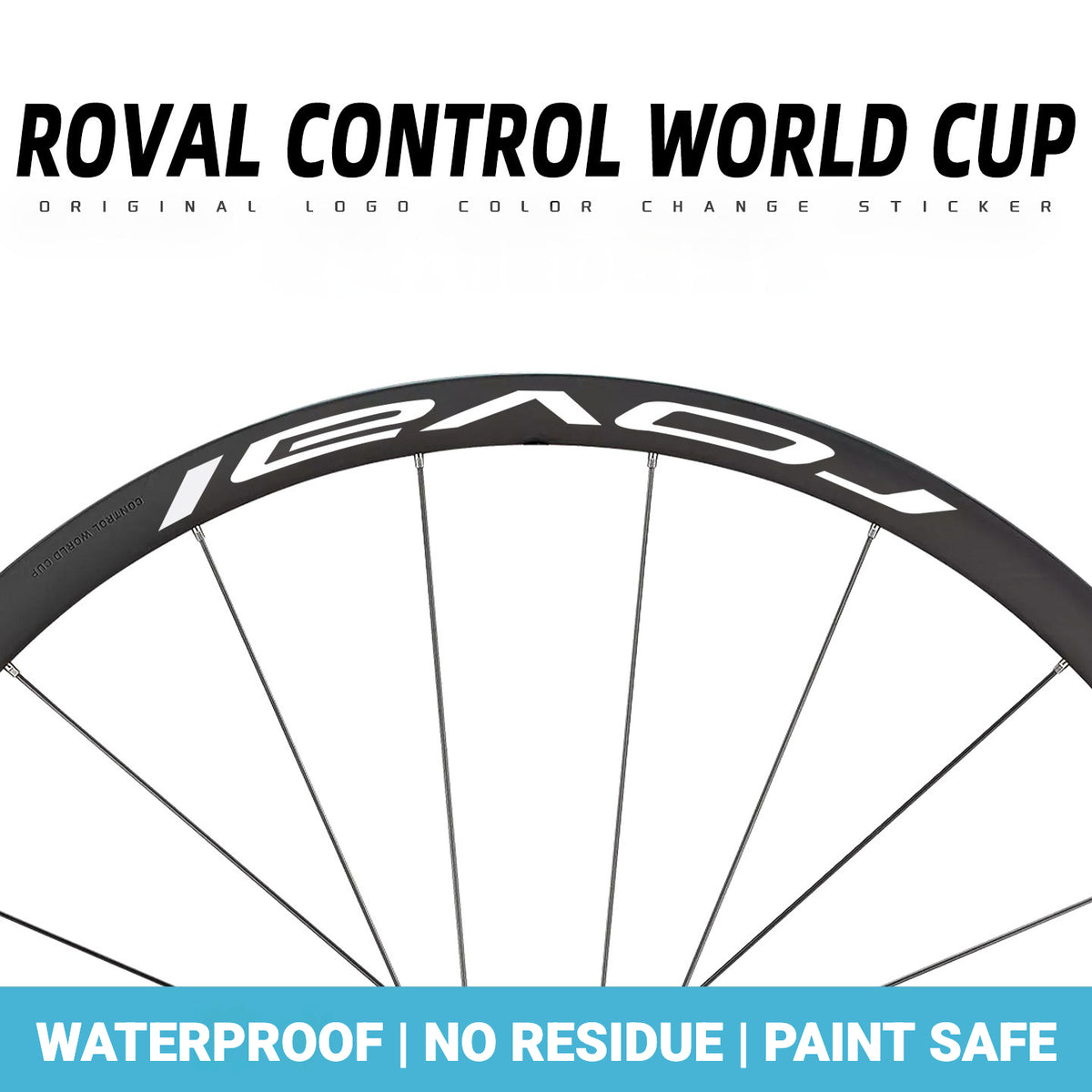 Adesivos para Roda MTB Roval Control 29 | Etiquetas de Personalização de Cor de Logotipo para Rodas de Mountain Bike em Carbono