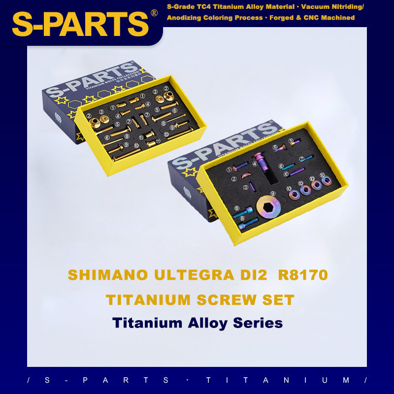 S-PARTS Комплект для модернизации титановыми болтами для Cannondale SuperSix EVO - Максимально легкое и высокопроизводительное решение