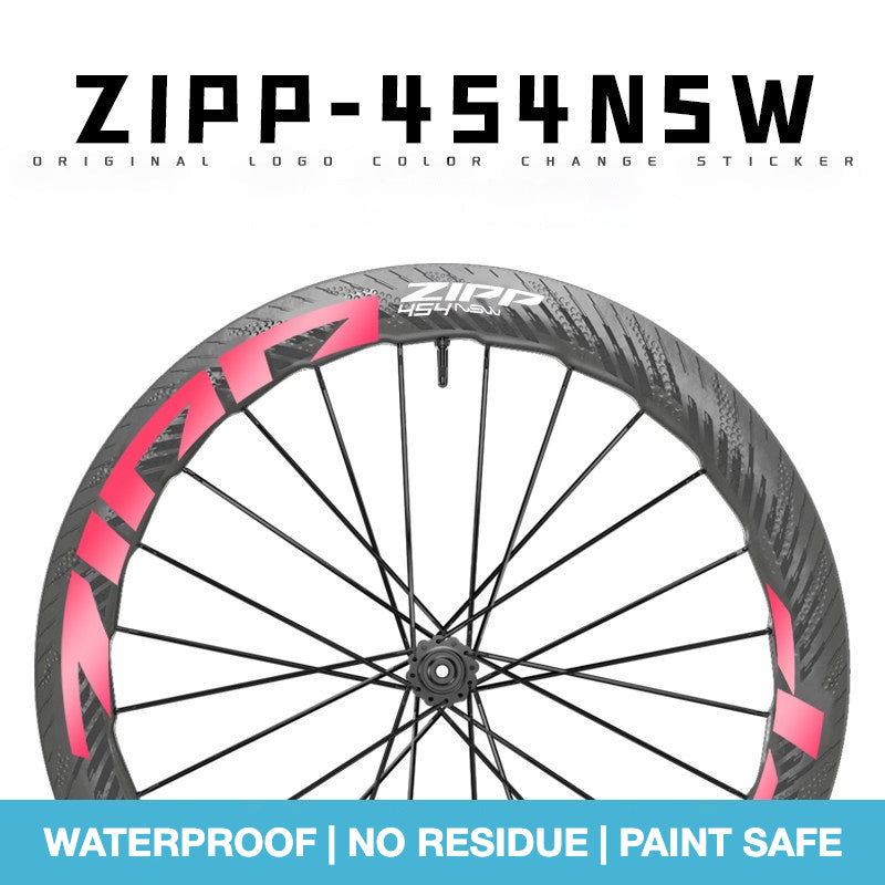 2025 ZIPP 454 NSW Wheel Decal Sticker Kit – Waterproof Reflective Carbon Rim Graphics