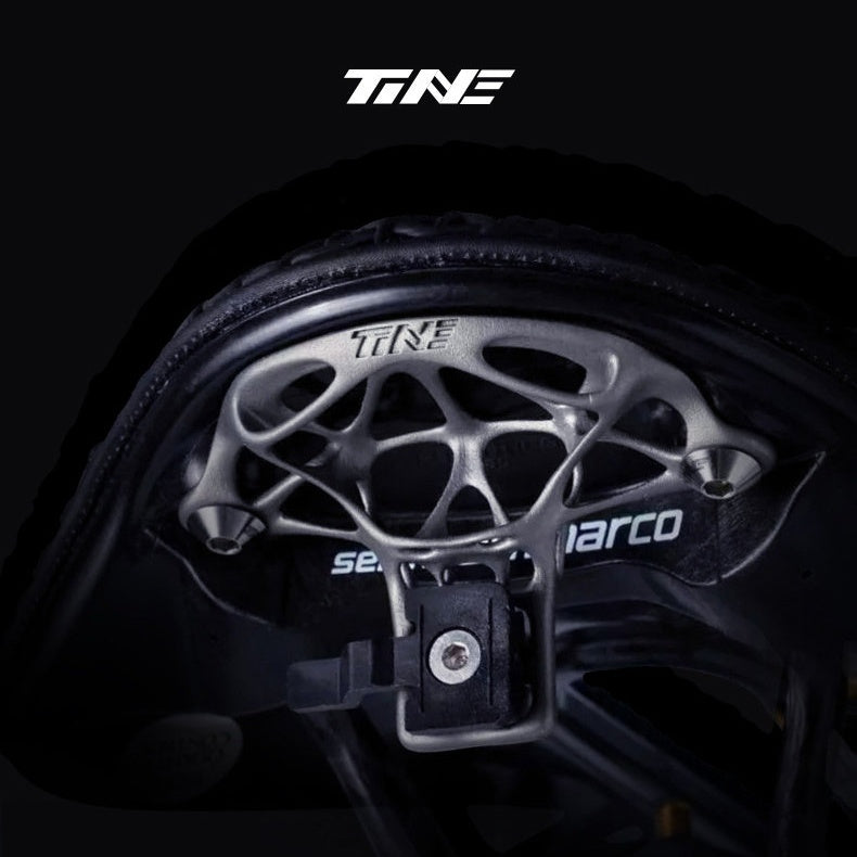TiNE × Eclos Titanium Taillight Mount for Specialized Trek Fizik Prologo CADEX Saddles | Custom Fit Service | Ultra Light 9g