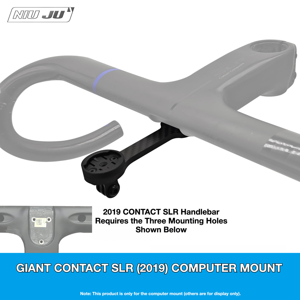 Torque Computer Mount Extension Compatible with GIANT 2019 CONTACT SLR AERO Integrated Handlebar