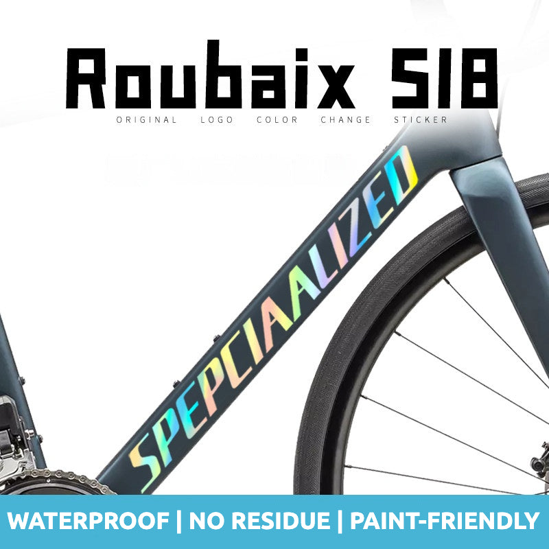 Specialized Roubaix SL8 Frame Logo Cover Decal Sticker | Waterproof Custom Road Bike Frame Decal
