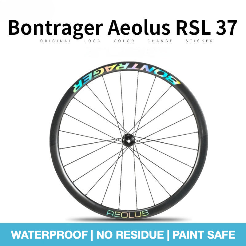 Bontrager Aeolus RSL 37 Wheel Decal Kit | Carbon Road Bike Rim Sticker Set