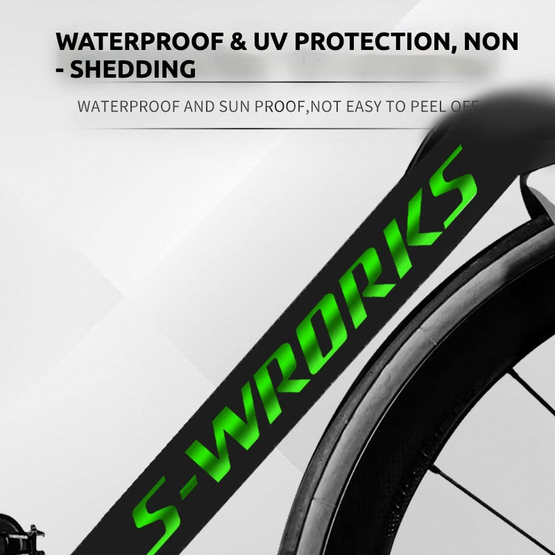 Autocollant de décalcomanie personnalisé pour cadre S-Works SL7 | Autocollant personnalisé imperméable pour cadre de vélo de route