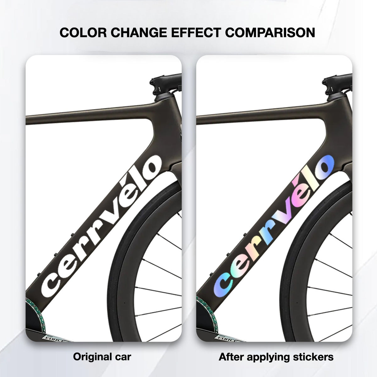 Custom OEM Logo Decals for 2026 Cervélo Soloist Road Bike Frame | Waterproof Overlay Stickers(Please leave your frame size in the order notes when placing your order.)