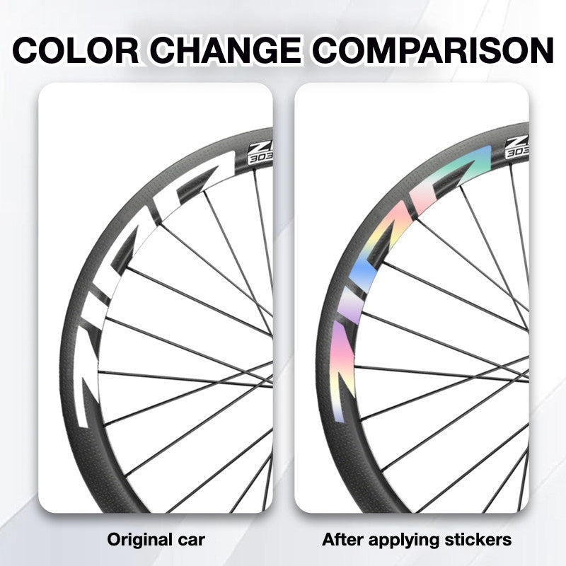 2025 ZIPP 303 FIRECREST Wheel Decal Sticker Kit – Reflective Waterproof Carbon Rim Graphics