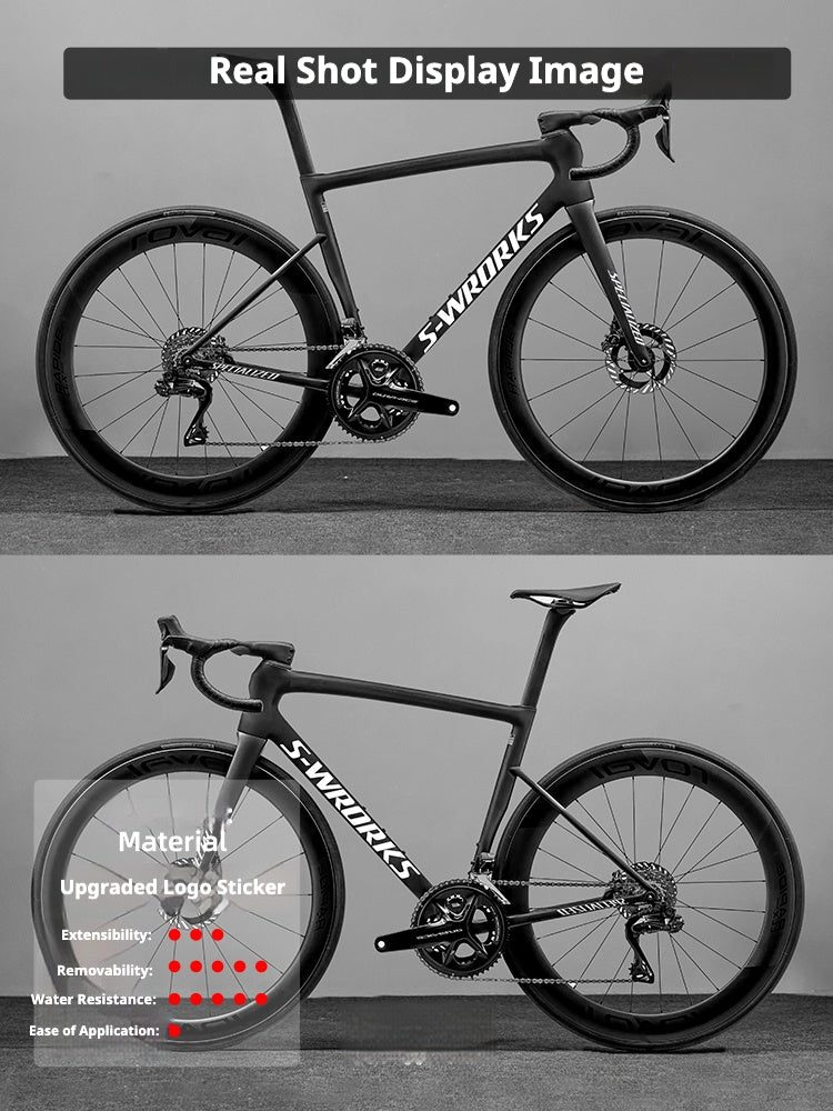 Tarmac SL8 Логотип Наклейки – 2 на нижнюю трубу + 1 на рулевую трубу для Specialized S-WORKS