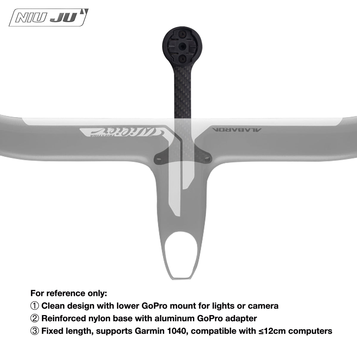 Wilier Cento10PRO AIR & Alabarda Integrated Cockpit Computer Mount | Wahoo Compatible Aero Mount