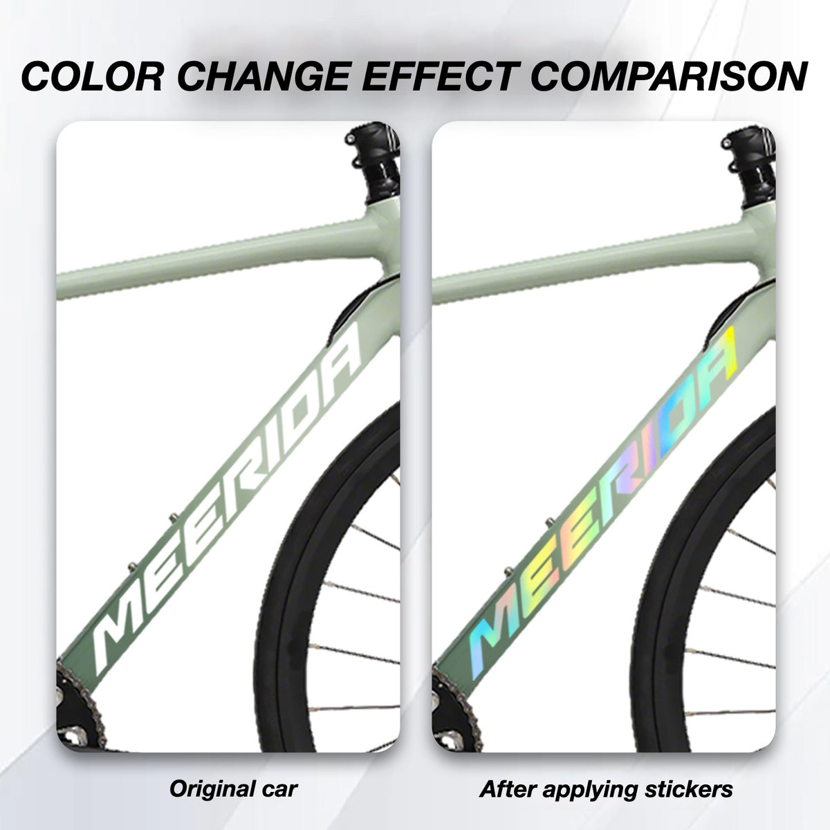 Custom OEM Logo Decals for 2024–2025 Merida Scultura 95D Road Bike Frame | Waterproof Overlay Stickers