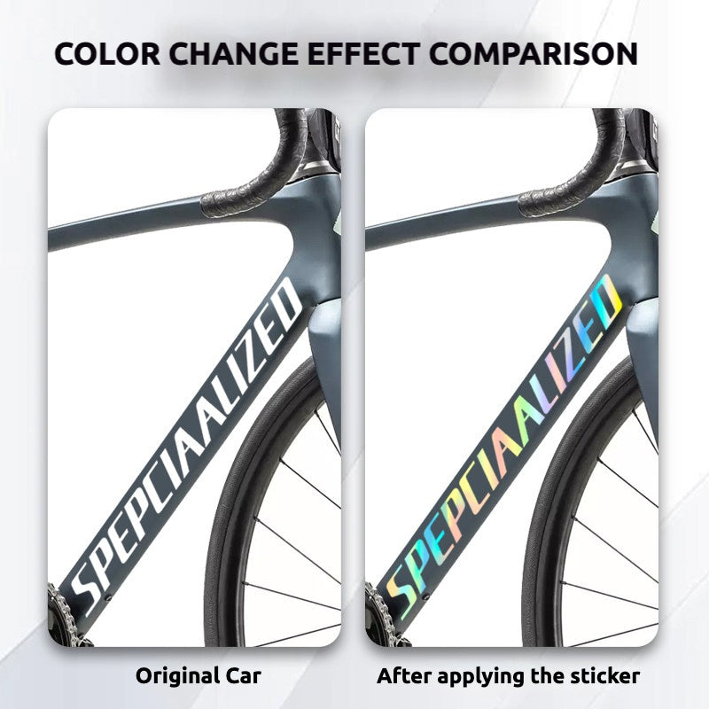 Specialized Roubaix SL8 Frame Logo Cover Decal Sticker | Waterproof Custom Road Bike Frame Decal