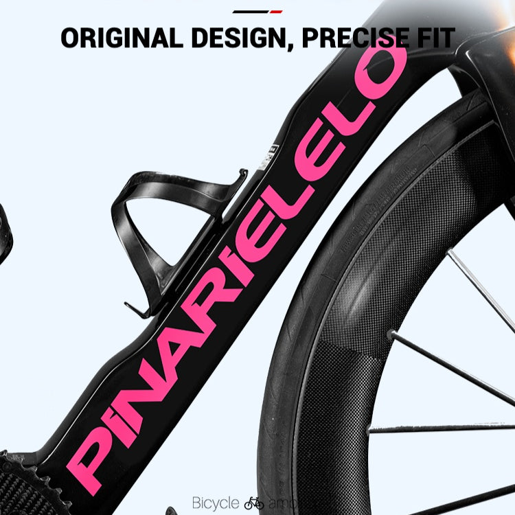 2025 Pinarello DOGMA F Factory Logo Color Change Decal Set|Downtube + Chainstay Stickers (Multiple Colors)