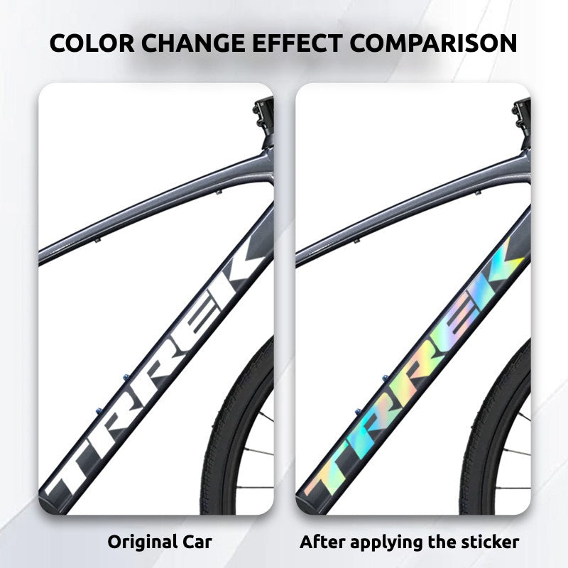 Kit d'autocollants pour cadre Trek FX 3 – Changement de couleur du logo pour vélo hybride de fitness Trek FX3
