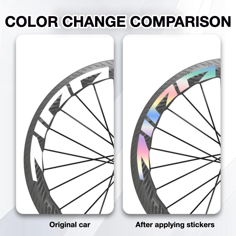 2025 ZIPP 454 NSW Wheel Decal Sticker Kit – Waterproof Reflective Carbon Rim Graphics