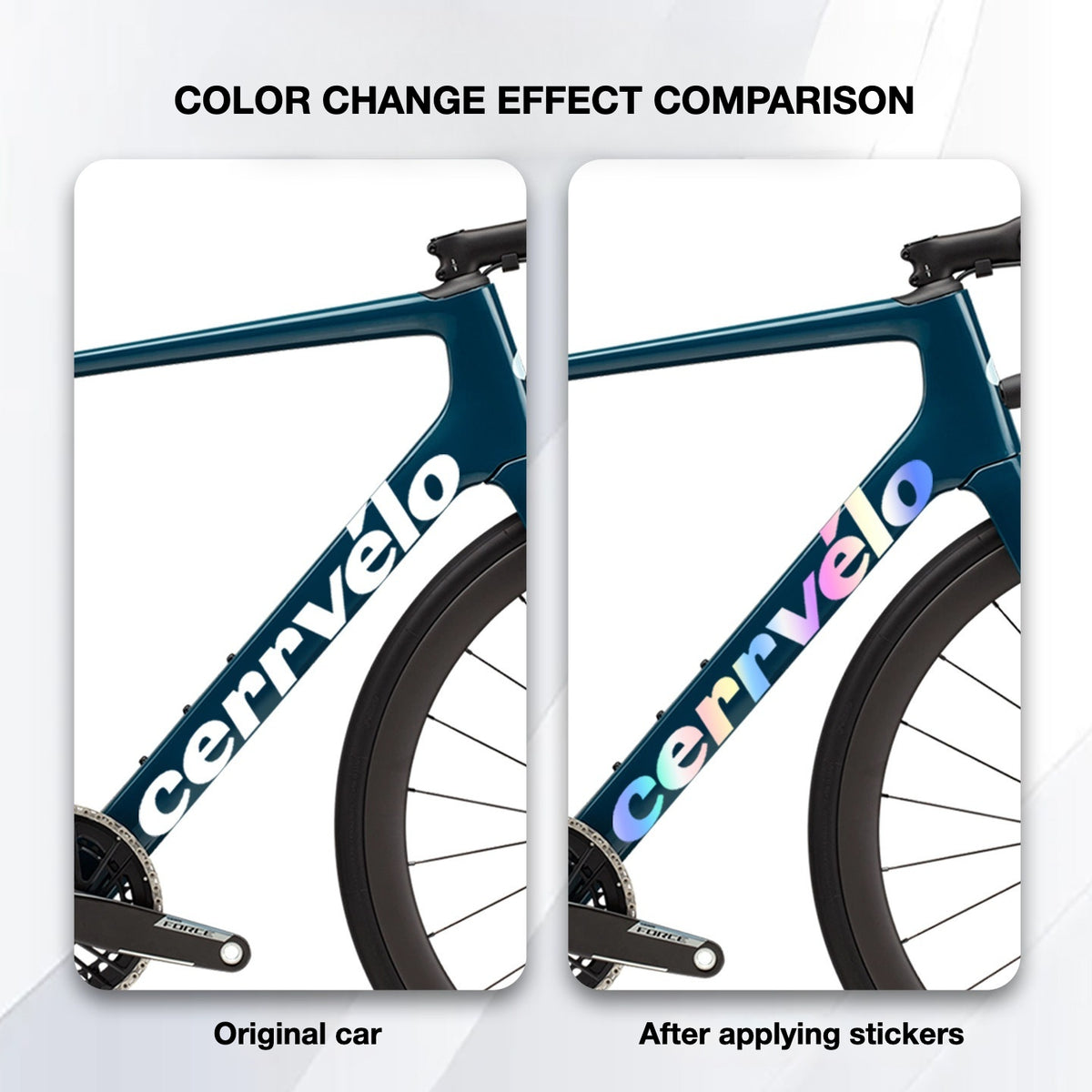 Custom OEM Logo Decals for 2026 Cervélo Caledonia Road Bike Frame | Waterproof Overlay Stickers(Please leave your frame size in the order notes when placing your order.)