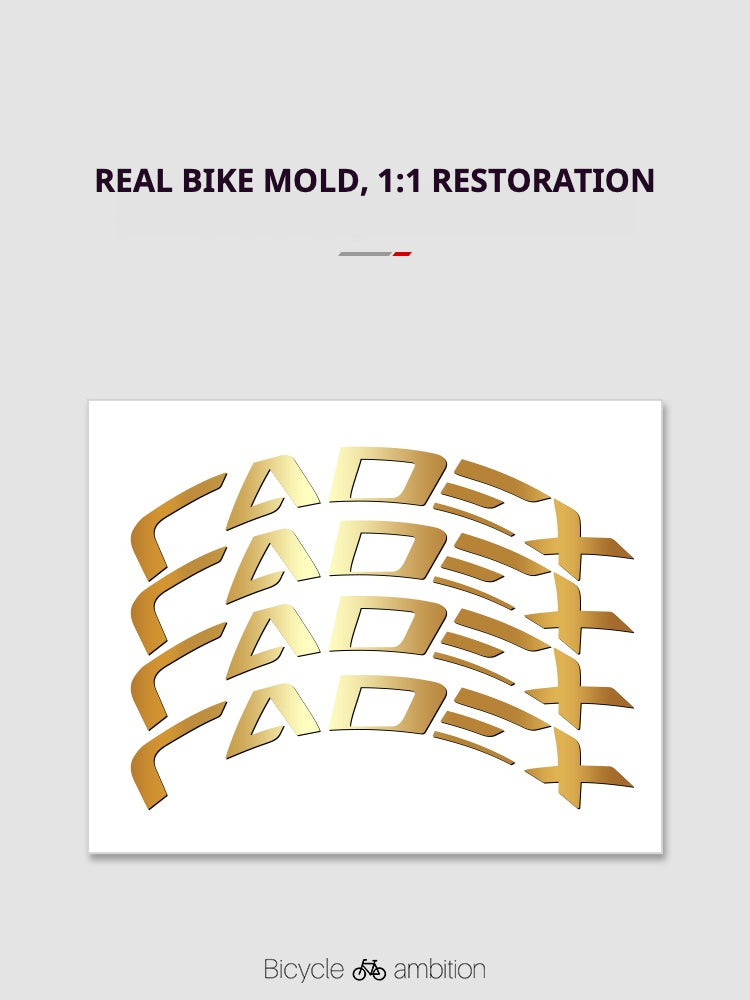 CADEX 50 Adesivos para Aro de Roda Ultra | Conjunto de Rodas de Carbono para Estrada, Vinil de Troca de Cor, À Prova d'Água, Resistente a UV, Opções Multicor