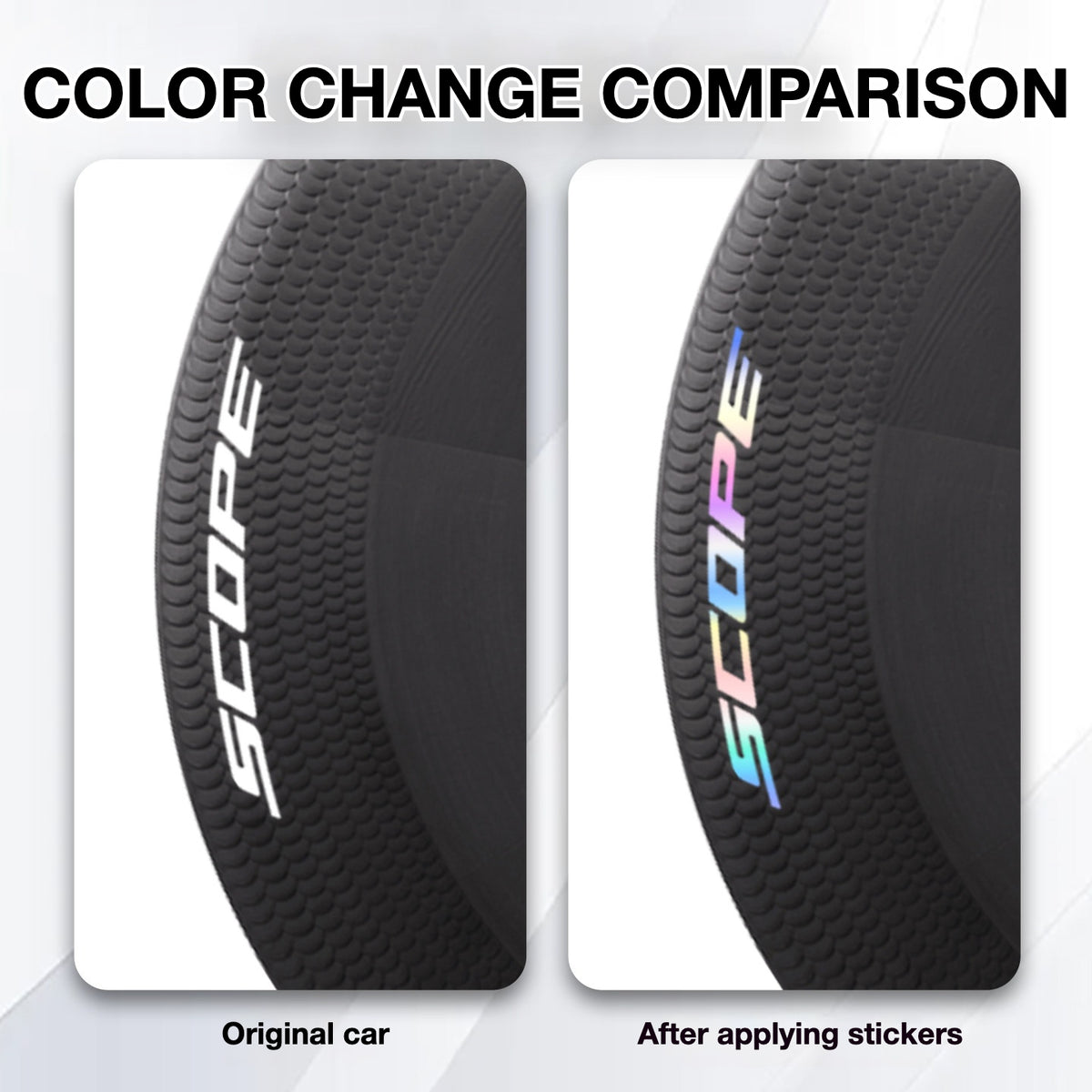 Scope Artech DISC Wheel Decal Sticker Kit – Logo Cover & Color Change