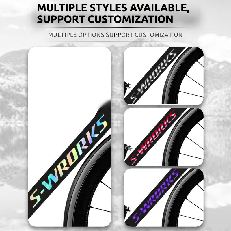 Autocollant de décalcomanie personnalisé pour cadre S-Works SL7 | Autocollant personnalisé imperméable pour cadre de vélo de route