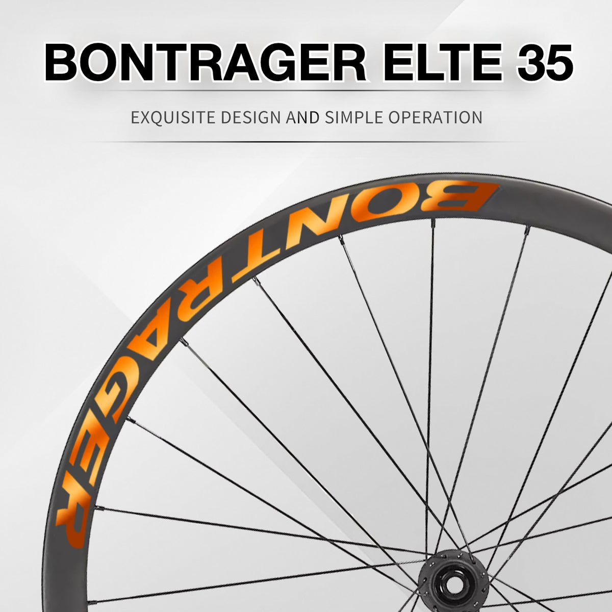 Bontrager ELITE 35 Wheel Decal Sticker Kit – TREK Carbon Wheel Rim Graphics