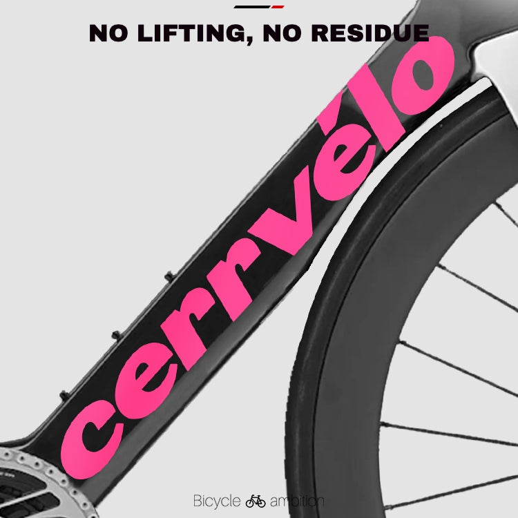23-25 2026 cervelo S5 Frame Logo Color Decals|Down Tube & Head Tube Sticker Kit|48–56