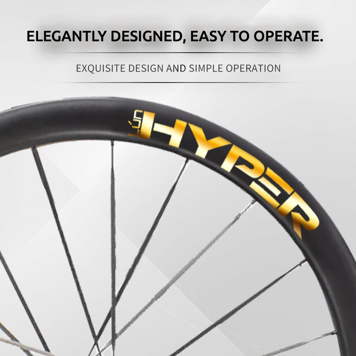 Infinity Logo Decals for Lún HYPER 3 D45 Gen 3 Wheelset | Waterproof Rim Overlay Stickers(Complete Decal Set for Two Wheels + Spare Decals Included)