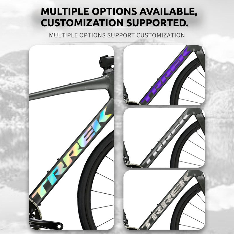Autocollant de décalcomanie étanche pour changement de couleur du couvercle du logo OEM du cadre de vélo de route TREK DOMANE AL2