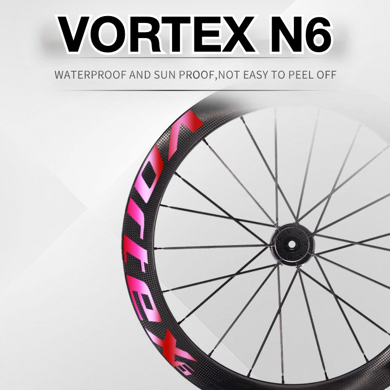 Vortex N6 Wheel Decal Sticker Kit – Logo Cover & Color Change