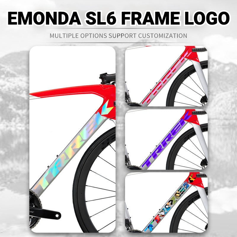 TREK Émonda SL6 Downtube Logo Decal | Custom Color Change Frame Sticker Waterproof