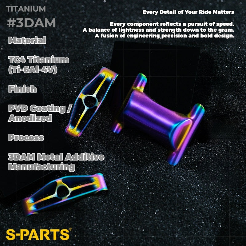 Colnago Y1RS / V5RS 3DAM Titanium Seatpost Clamp Kit | Saddle Yoke & Cradle Upgrade
