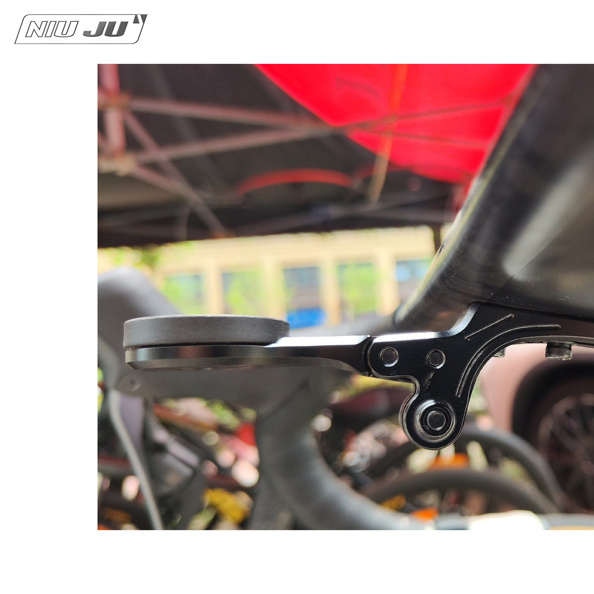 NIUJU Computer Mount for Cannondale MOMO Integrated Handlebar | LAB71 Garmin 1050 Extension Mount