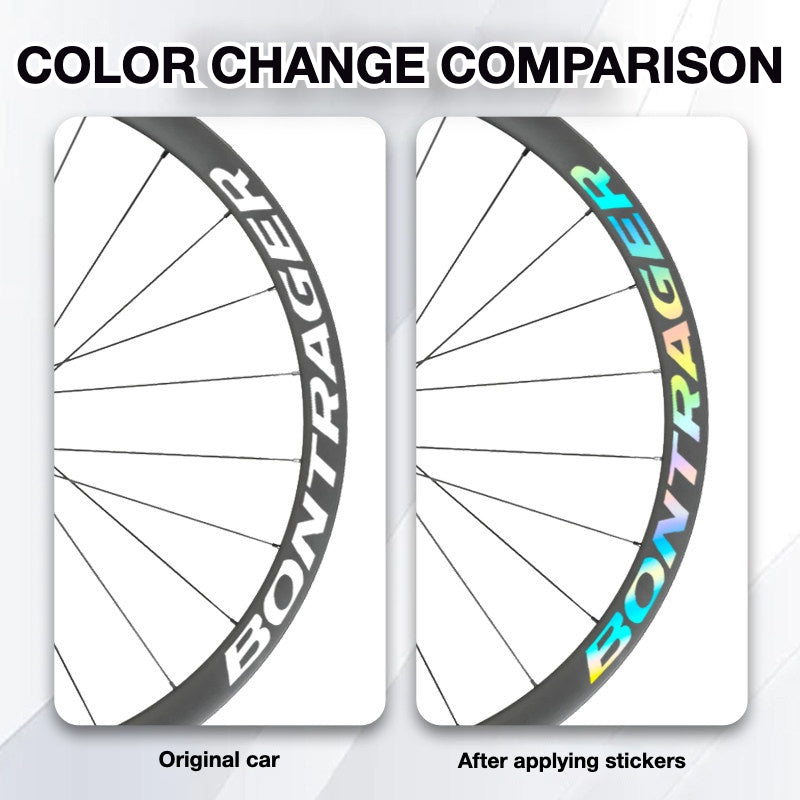 Bontrager Aeolus RSL 37 Wheel Decal Kit | Carbon Road Bike Rim Sticker Set