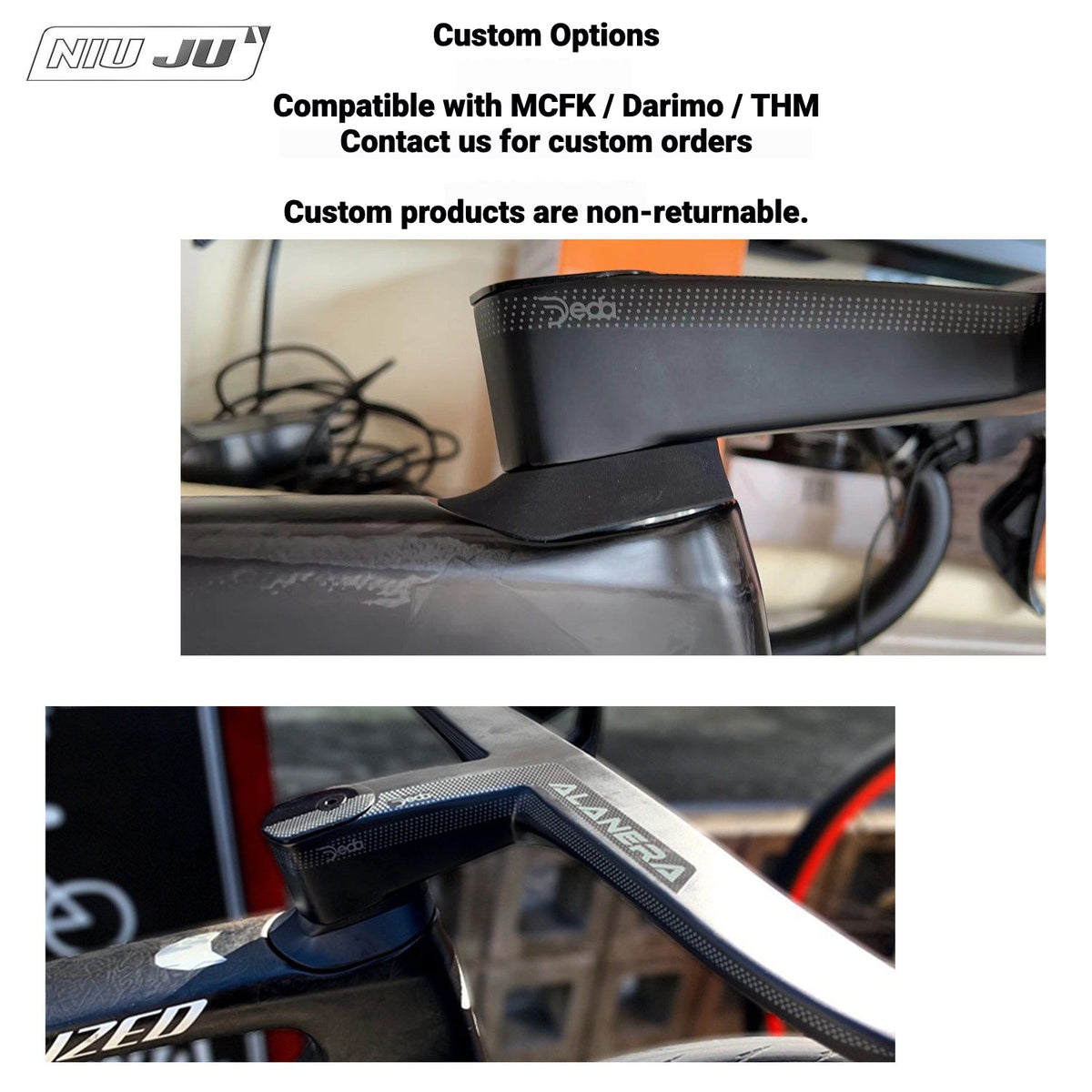 Specialized Tarmac SL7 Headset Spacer Adapter | Compatible with Roval Rapide, DEDA, EXS, Vision, THM Integrated Handlebars