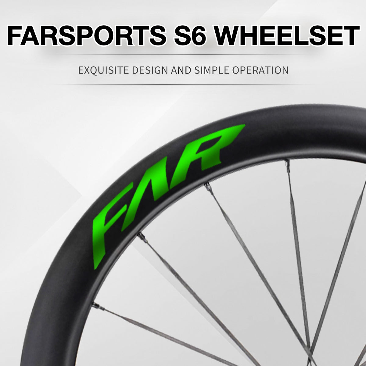 2025 FARSPORTS S6 Wheel Decal Sticker Kit – Logo Cover & Color Change