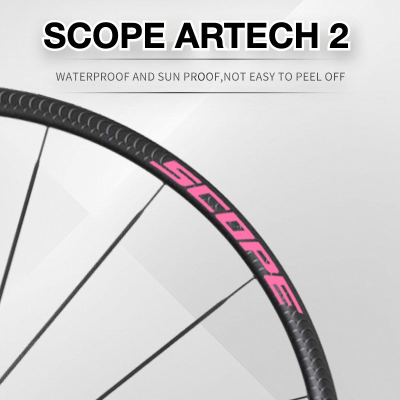 Scope Artech 2 Wheel Decal Sticker Kit – Logo Cover & Color Change