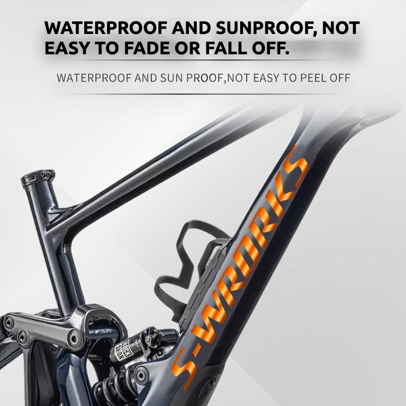 Adesivo/Decalque Capa Logo Quadro S-Works Enduro | Decalque Personalizado à Prova D'água para Quadro MTB