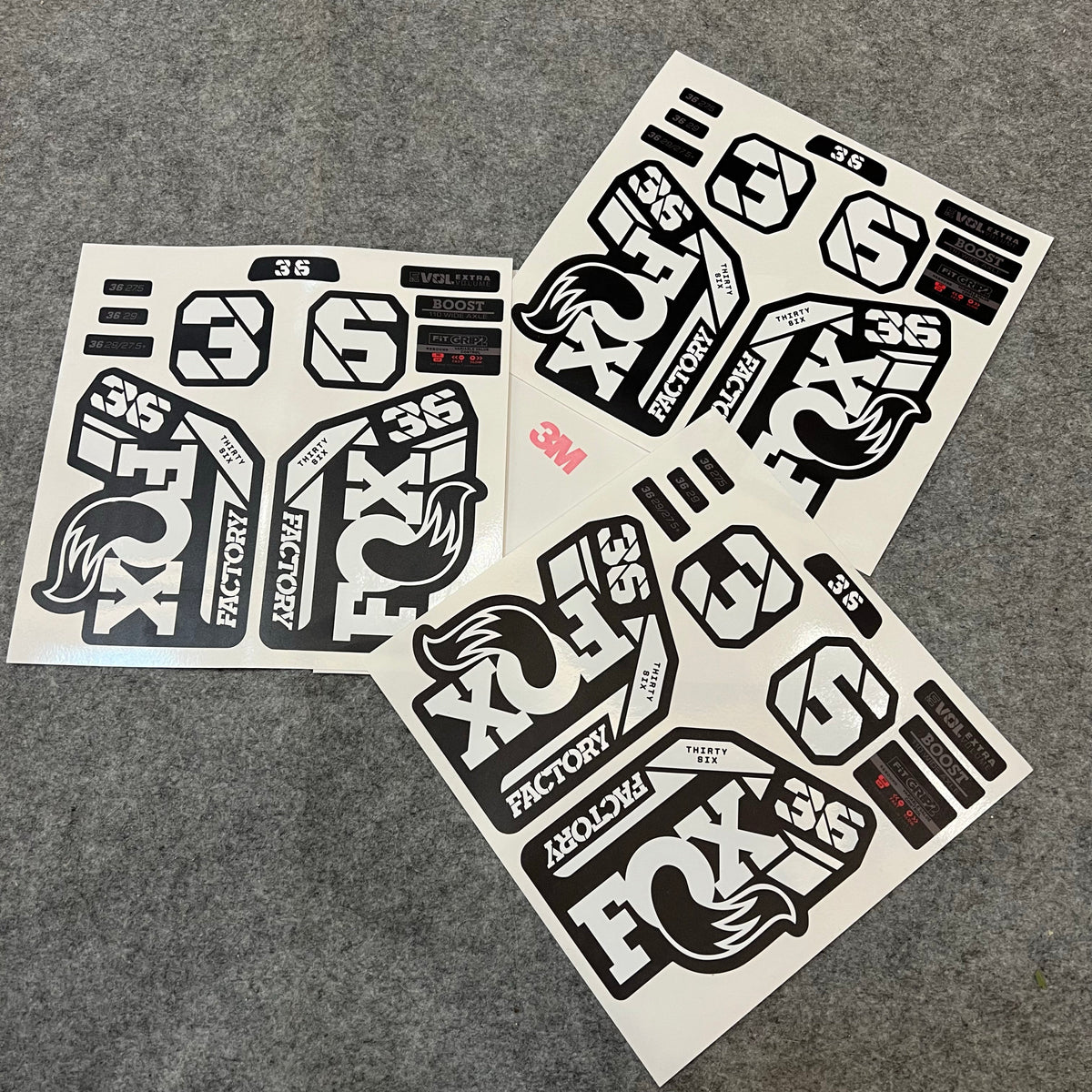 Custom Decal Kit for 2021–2024 FOX 36 FACTORY Fork | Waterproof MTB Fork Stickers | AM / Enduro