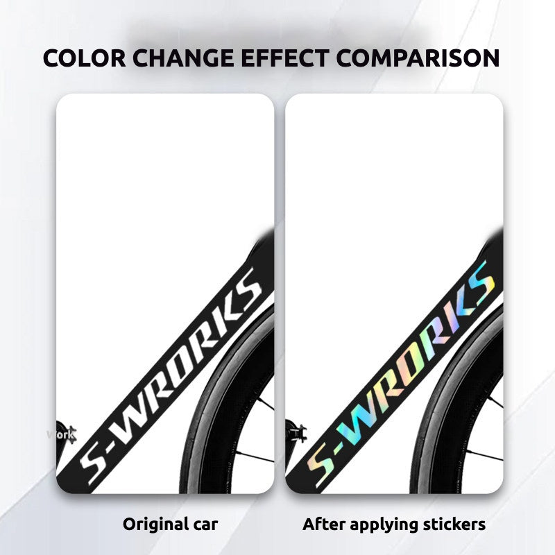 Autocollant de décalcomanie personnalisé pour cadre S-Works SL7 | Autocollant personnalisé imperméable pour cadre de vélo de route