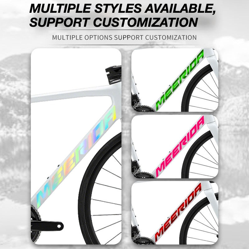 Custom OEM Logo Decals for Merida Scultura 6000 Road Bike Frame | Waterproof Overlay Stickers