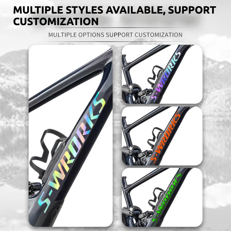Adesivo/Decalque Capa Logo Quadro S-Works Enduro | Decalque Personalizado à Prova D'água para Quadro MTB