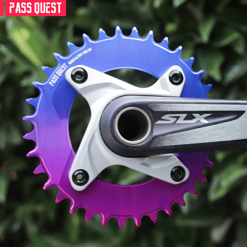 PASS QUEST 104BCD Full-Profile Narrow-Wide Chainring | Shimano XT / SLX 1x MTB 32T–40T