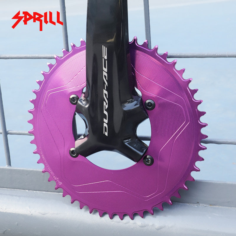 PASS QUEST SPRILL 110BCD 3mm Offset Narrow-Wide Chainring for Shimano R9200 / R8100 / R7100 | 40T–58T