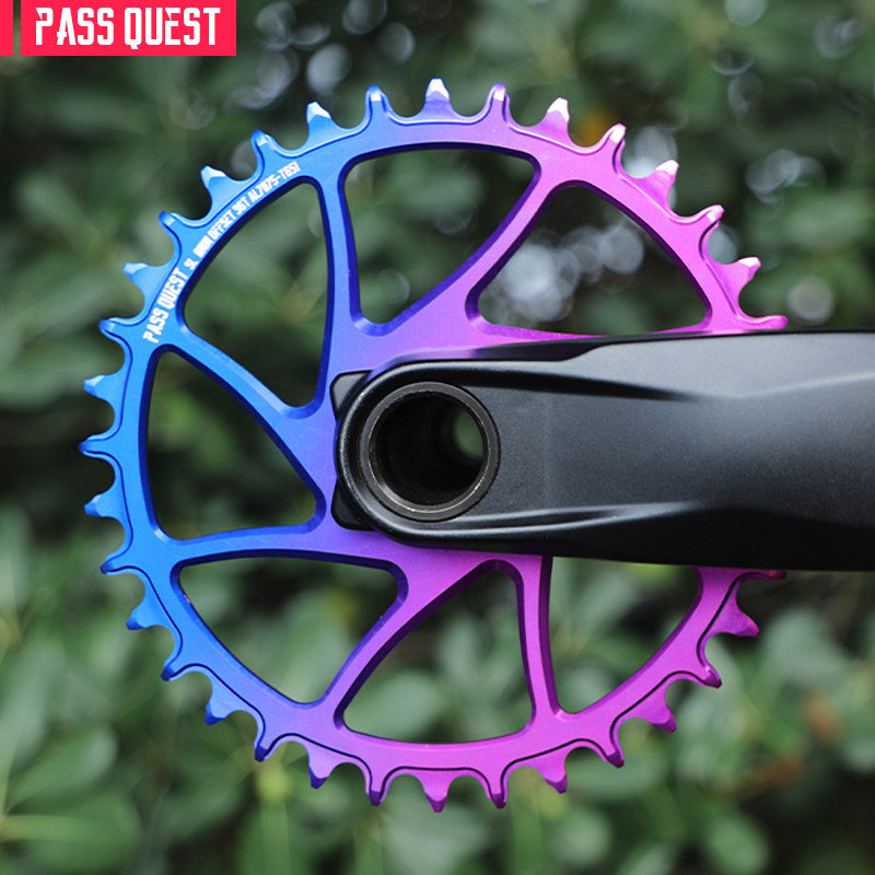 PASS QUEST GXP / DUB 3-Bolt Direct Mount Narrow-Wide MTB Chainring | 0mm Offset 30T–42T